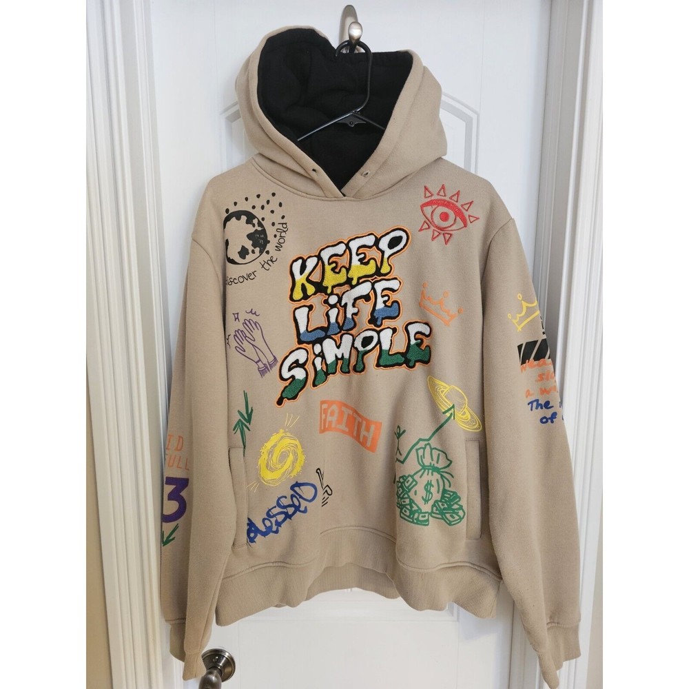 CREATE 2MRW KEEP LIFE SIMPLE FLEECE HOODIE